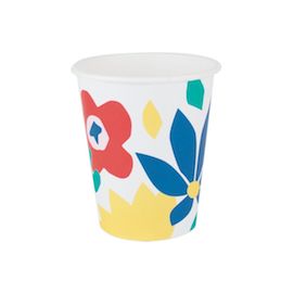 Floral  - party cups